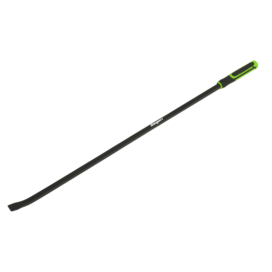 Siegen Heavy-Duty 25deg Pry Bar with Hammer Cap 1220mm