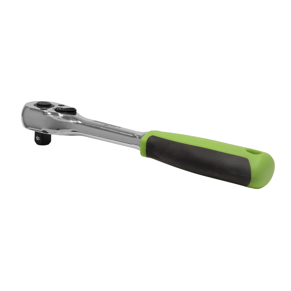 S01201 Siegen Pear-Head Ratchet Wrench with Flip Reverse 3/8"Sq Drive
