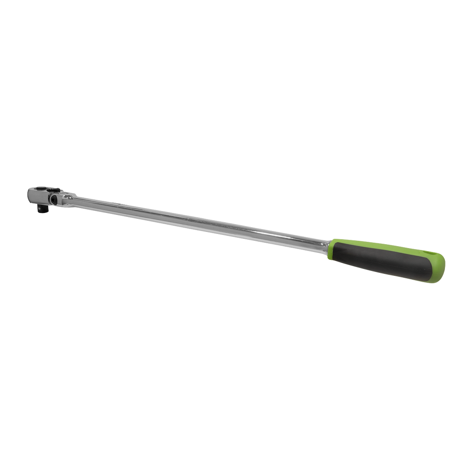 S01209 Siegen Extra-Long Flexi-Head Ratchet Wrench with Flip Reverse 1/2"Sq Drive