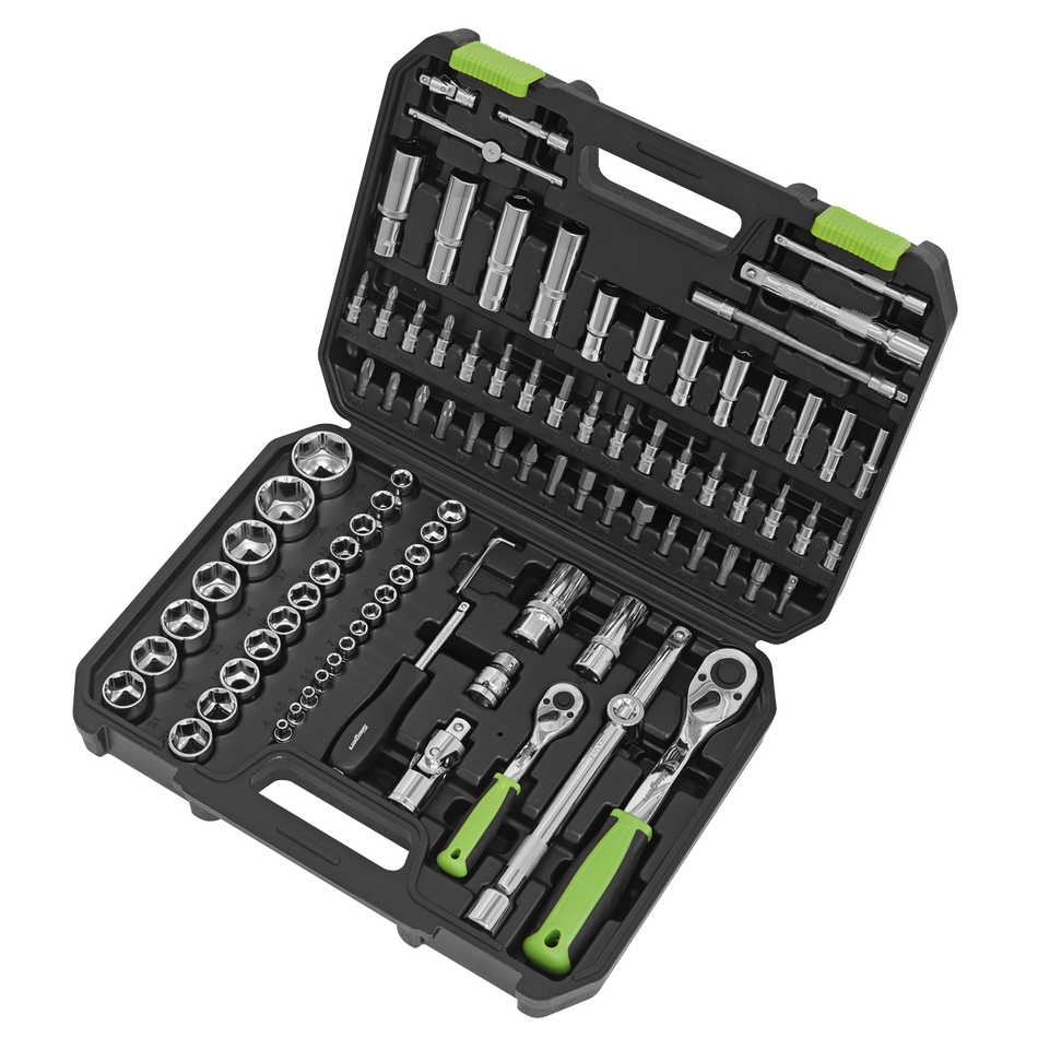 S01210 Siegen Socket Set 1/4" & 1/2"Sq Drive 94pc