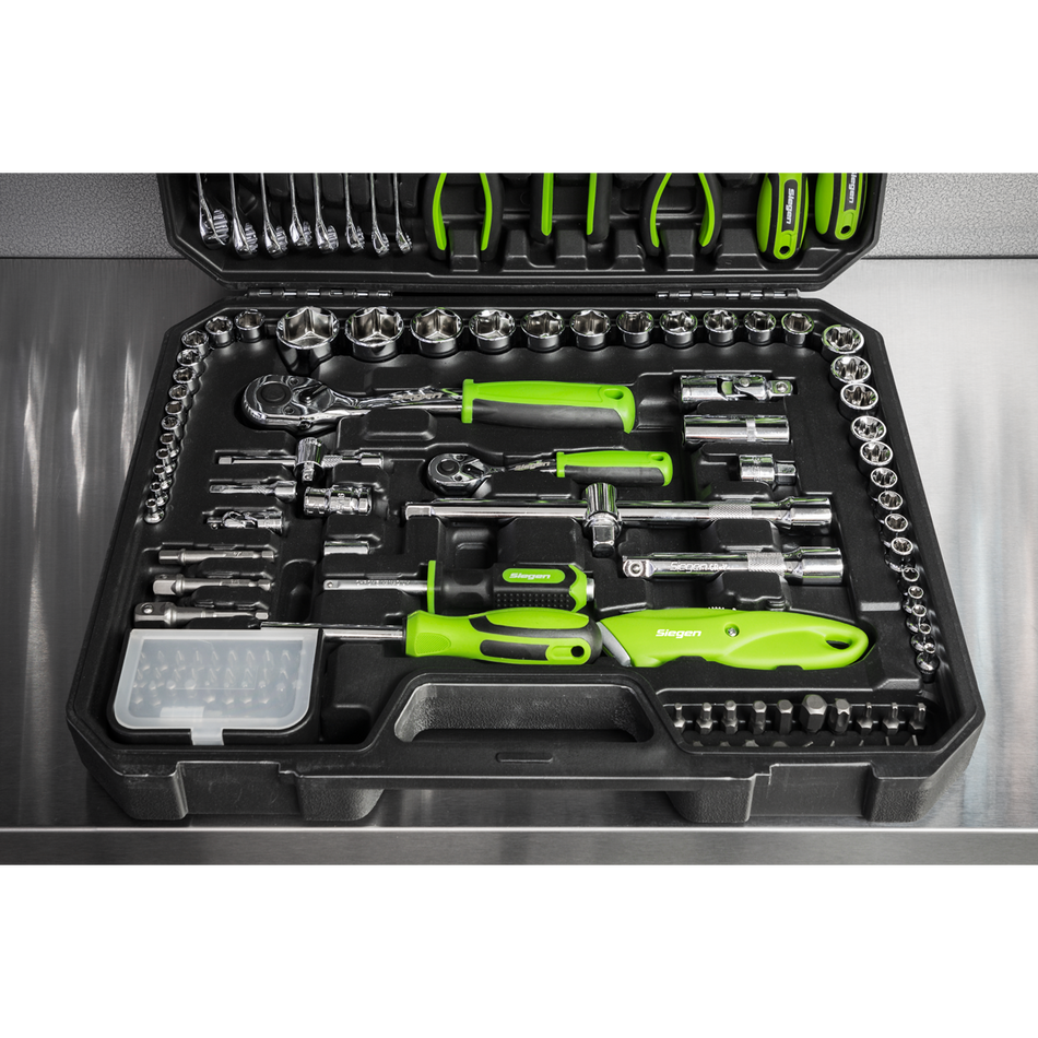 S01214 Siegen Mechanic's Tool Kit 135pc