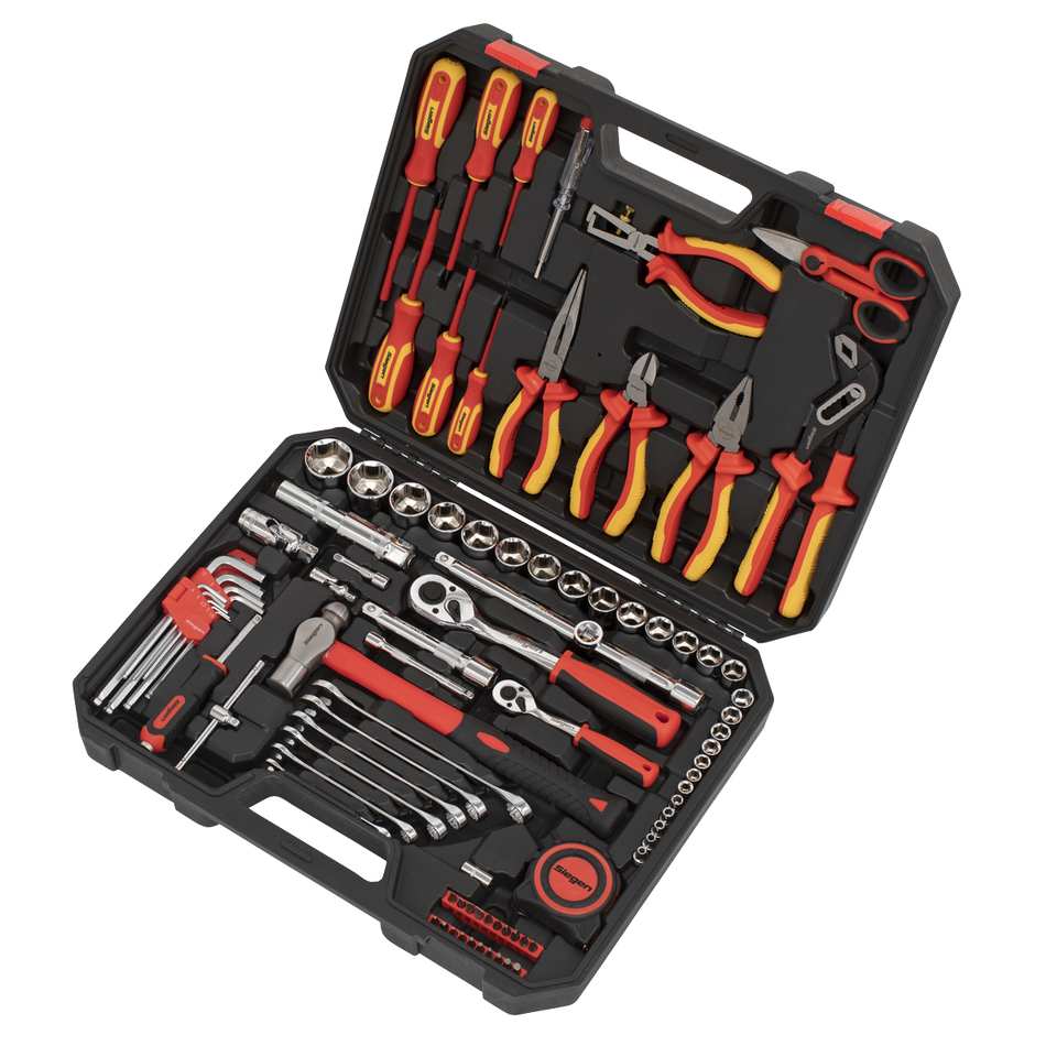 S01217 Siegen Electrician's Tool Kit 90pc