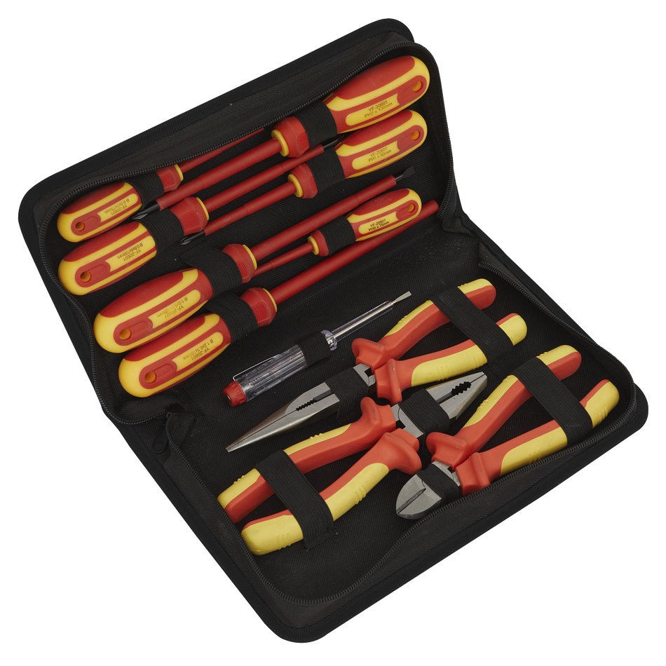 S01219 Siegen Electrical VDE Tool Kit 11pc