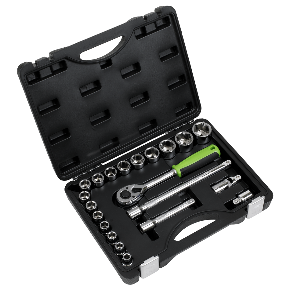 S01237 Siegen Socket Set 1/2"Sq Drive 21pc