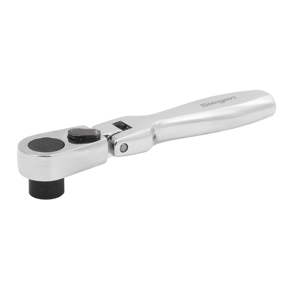 S01253 Siegen Micro Flexi-Head Ratchet Bit Driver 1/4"Hex