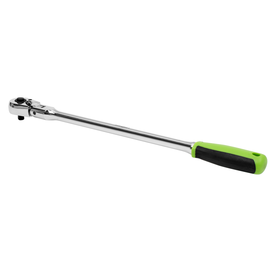S01257 Siegen Long Flexi-Head Ratchet Wrench with Flip Reverse 1/4"Sq Drive
