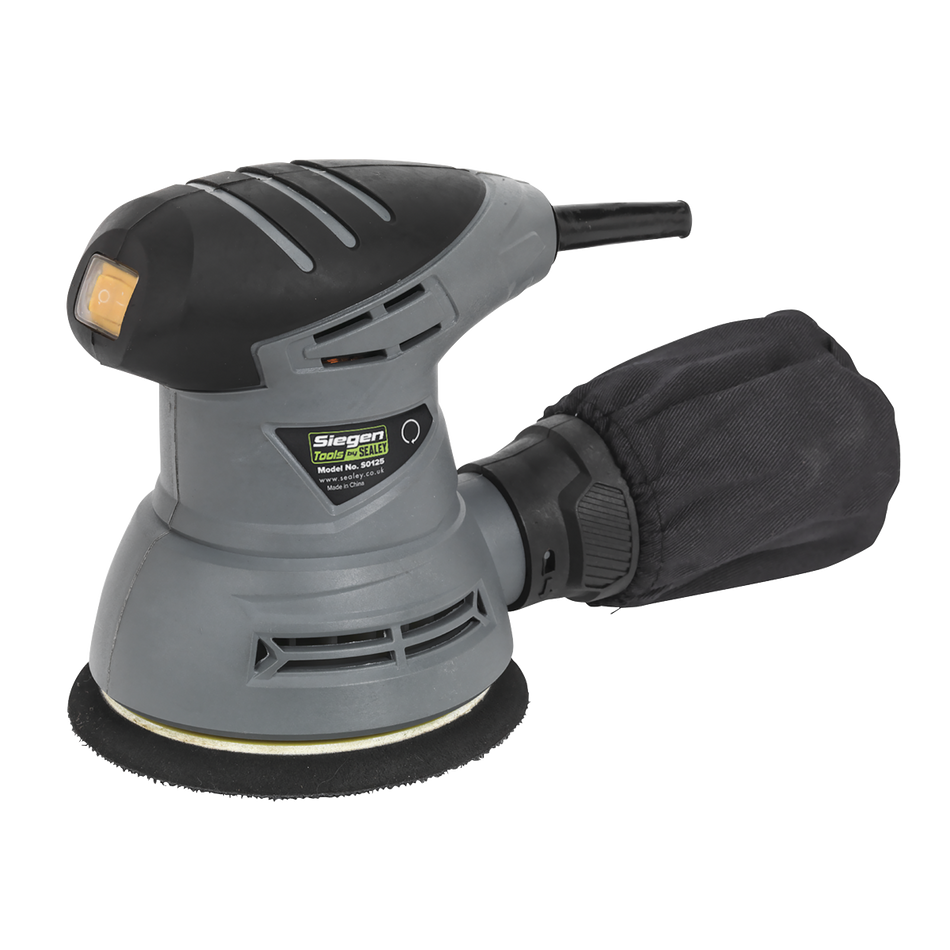 S0125 Siegen 125mm Random Orbital Palm Sander 240W/230V