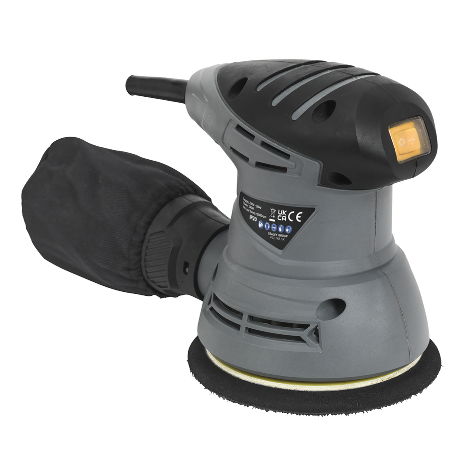 S0125 Siegen 125mm Random Orbital Palm Sander 240W/230V