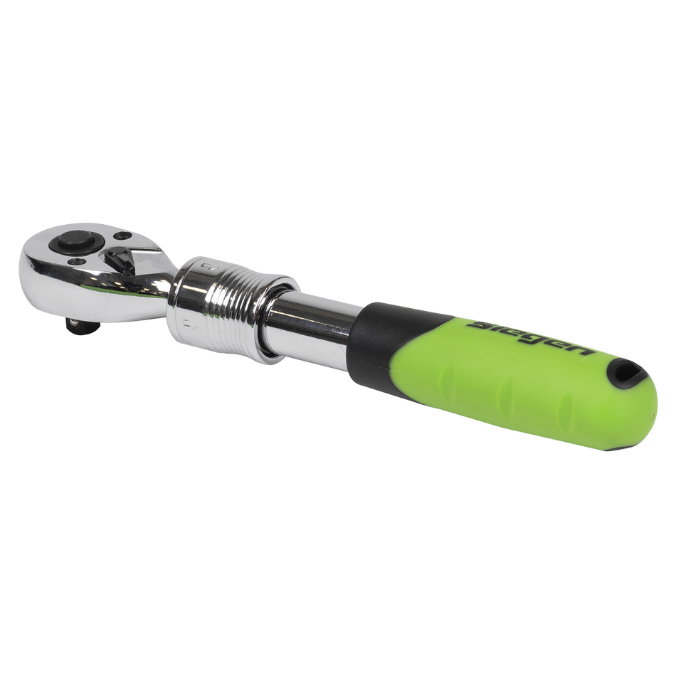S01282 Siegen Extendable Ratchet Wrench 1/4"Sq Drive