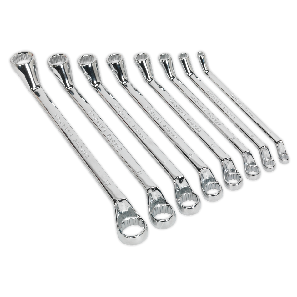 S0405 Siegen Deep Offset Ring Spanner Set 8pc