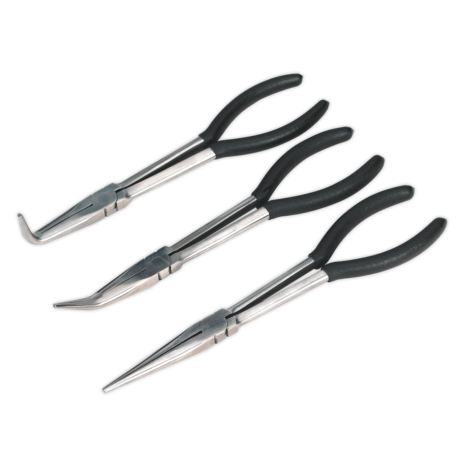 S0433 Siegen Needle Nose Pliers Set 275mm 3pc