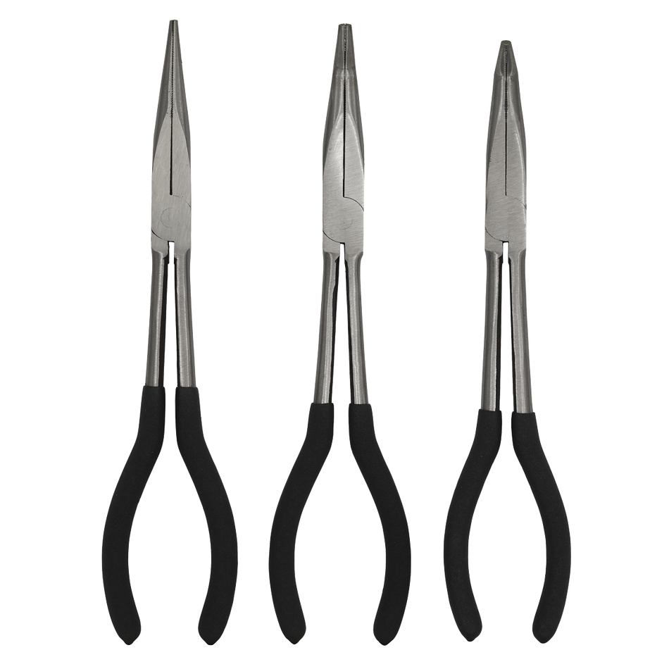 S0433 Siegen Needle Nose Pliers Set 275mm 3pc