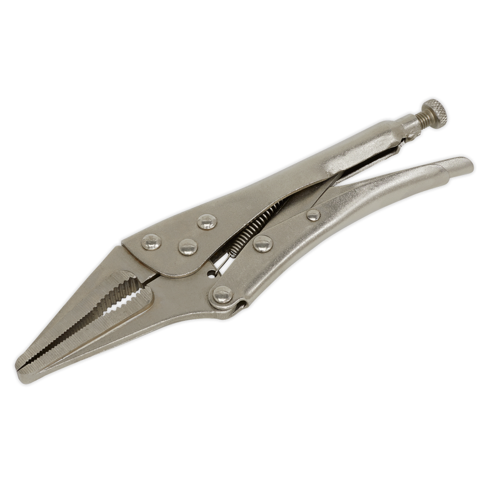 S0462 Siegen Long Nose Locking Pliers 225mm