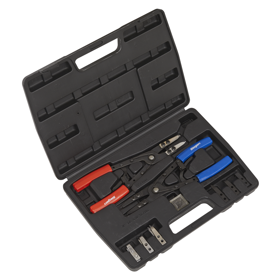 S0553 Siegen Internal/External Circlip Pliers Set 265mm