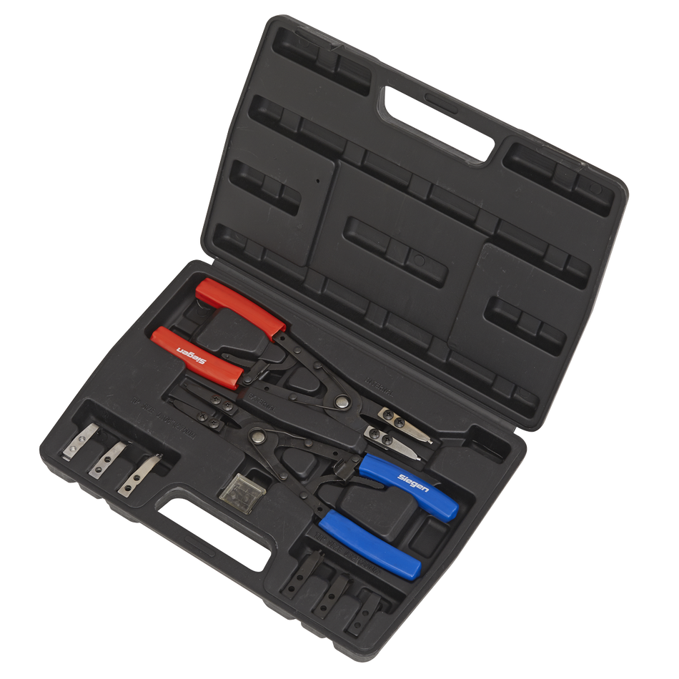 S0553 Siegen Internal/External Circlip Pliers Set 265mm