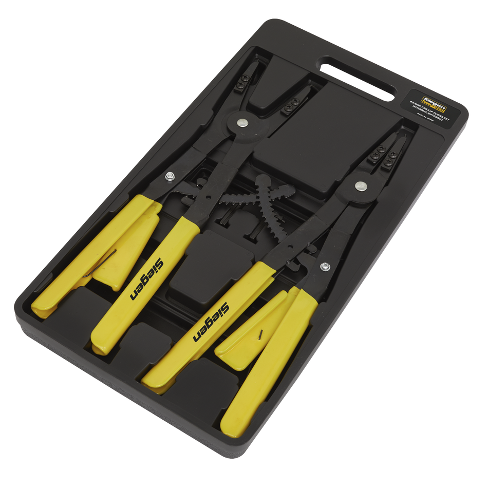 S0554 Siegen Internal/External Circlip Pliers Set 400mm