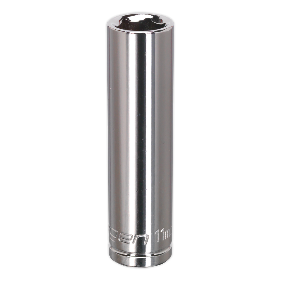 S0589 Siegen Deep Socket 3/8"Sq Drive 11mm