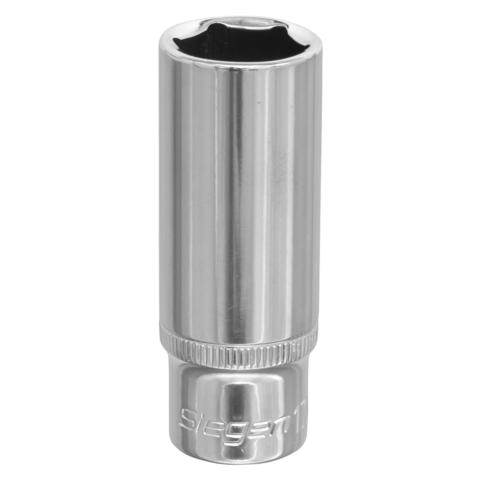 S0595 Siegen Deep Socket 3/8"Sq Drive 17mm