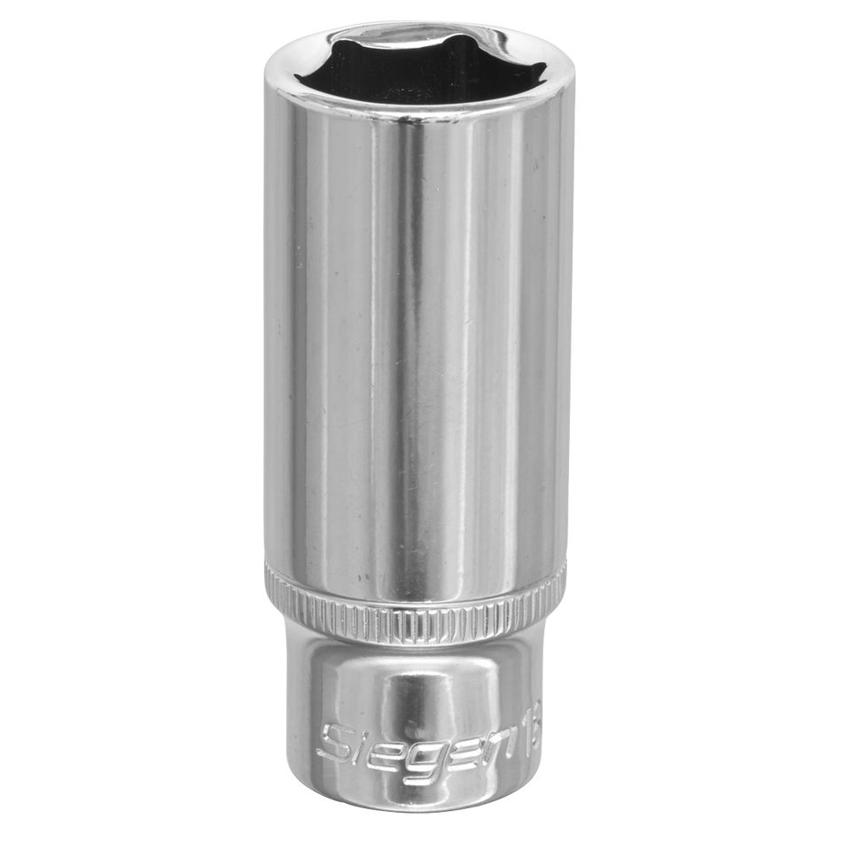 S0596 Siegen Deep Socket 3/8"Sq Drive 18mm