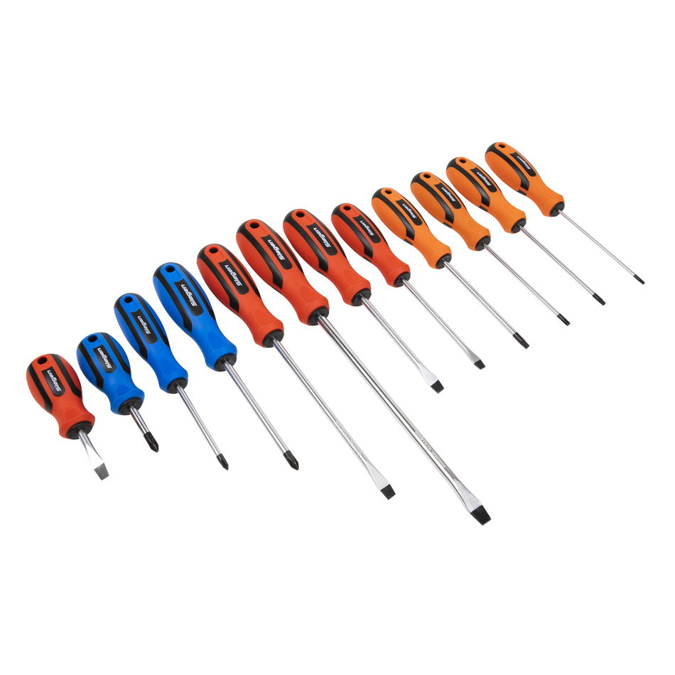 S0616 Siegen Soft Grip Screwdriver Set 12pc