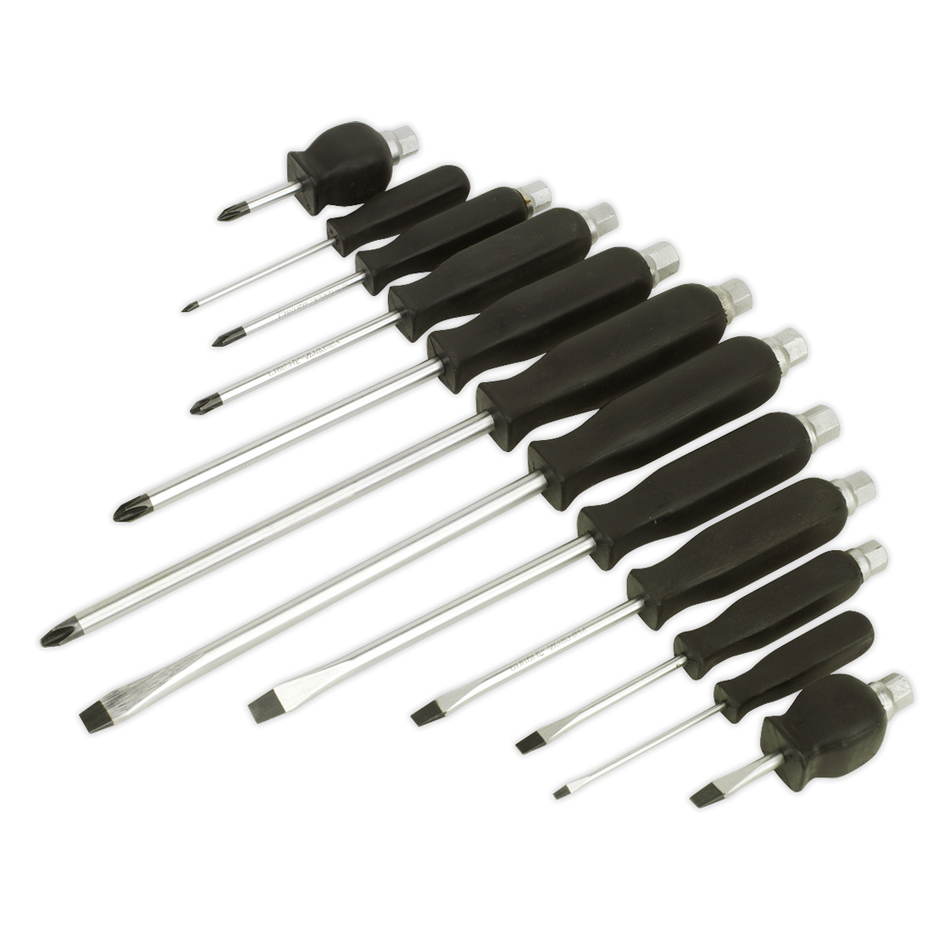 S0641 Siegen Hammer-Thru Screwdriver Set 12pc