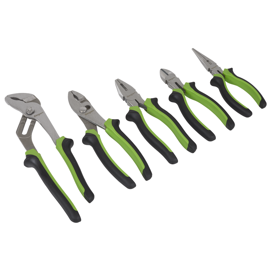 S0646 Comfort Grip Pliers Set 5pc