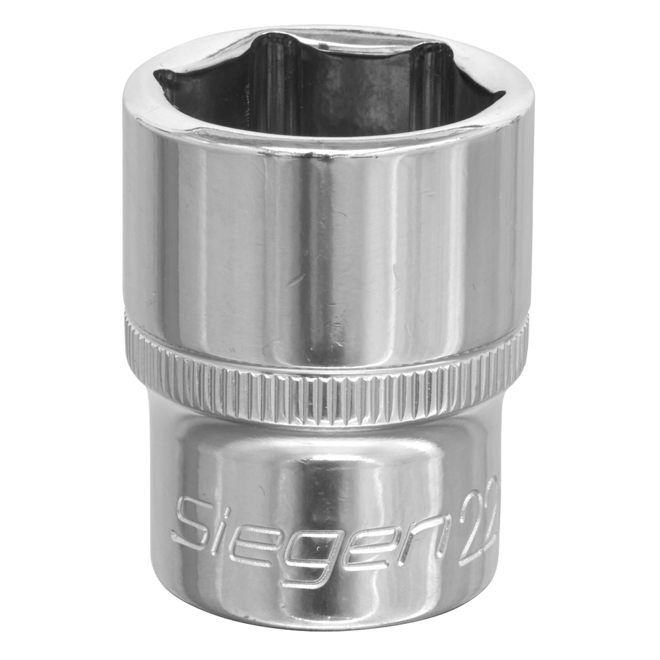 S0659 Siegen Socket 1/2"Sq Drive 22mm