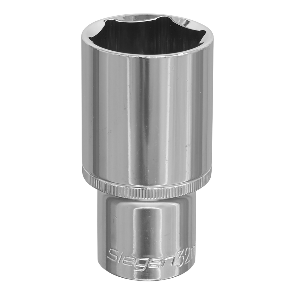 S0683 Siegen Deep Socket 1/2"Sq Drive 32mm