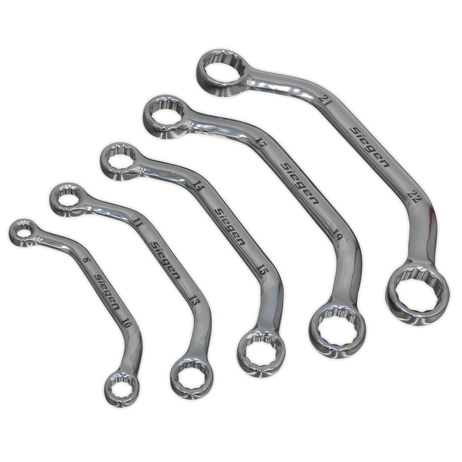 S0716 Siegen Obstruction Spanner Set 5pc