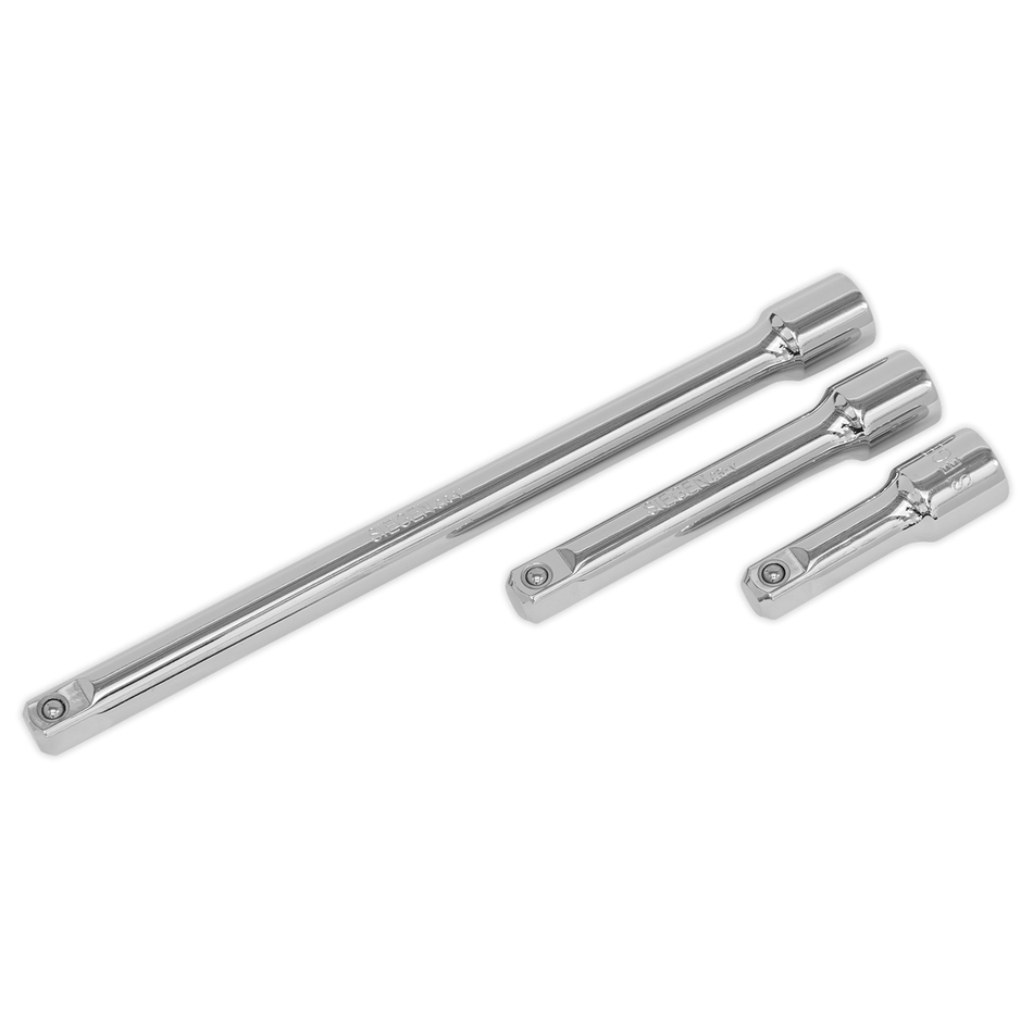 S0720 Siegen Extension Bar Set 1/2"Sq Drive 3pc