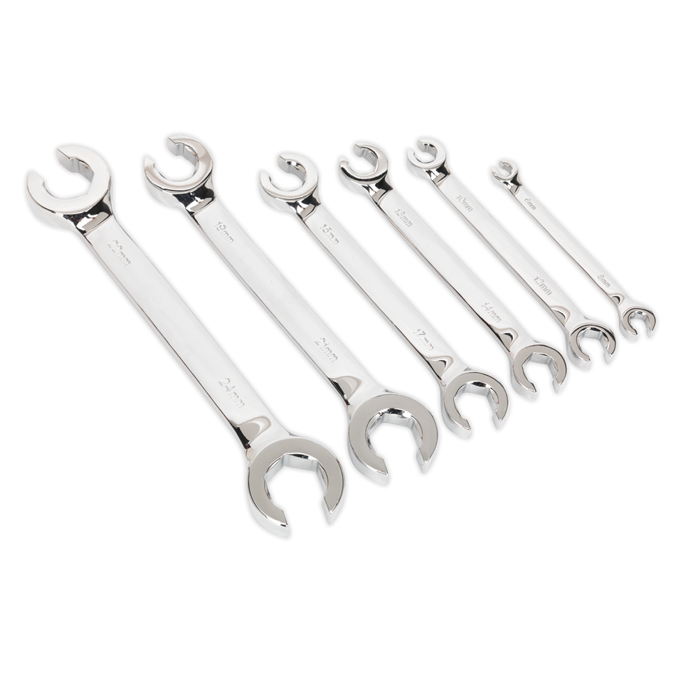 S0767 Siegen Flare Nut Spanner Set 6pc