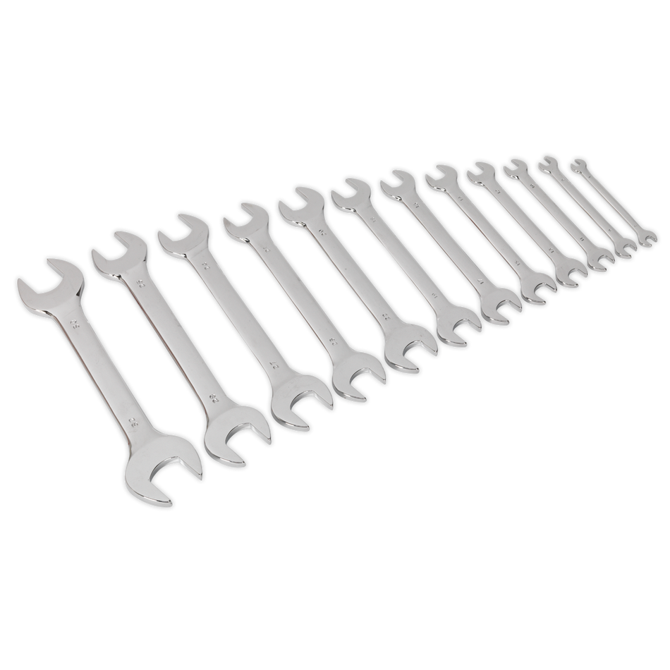 S0849 Siegen Double Open-End Spanner Set 12pc