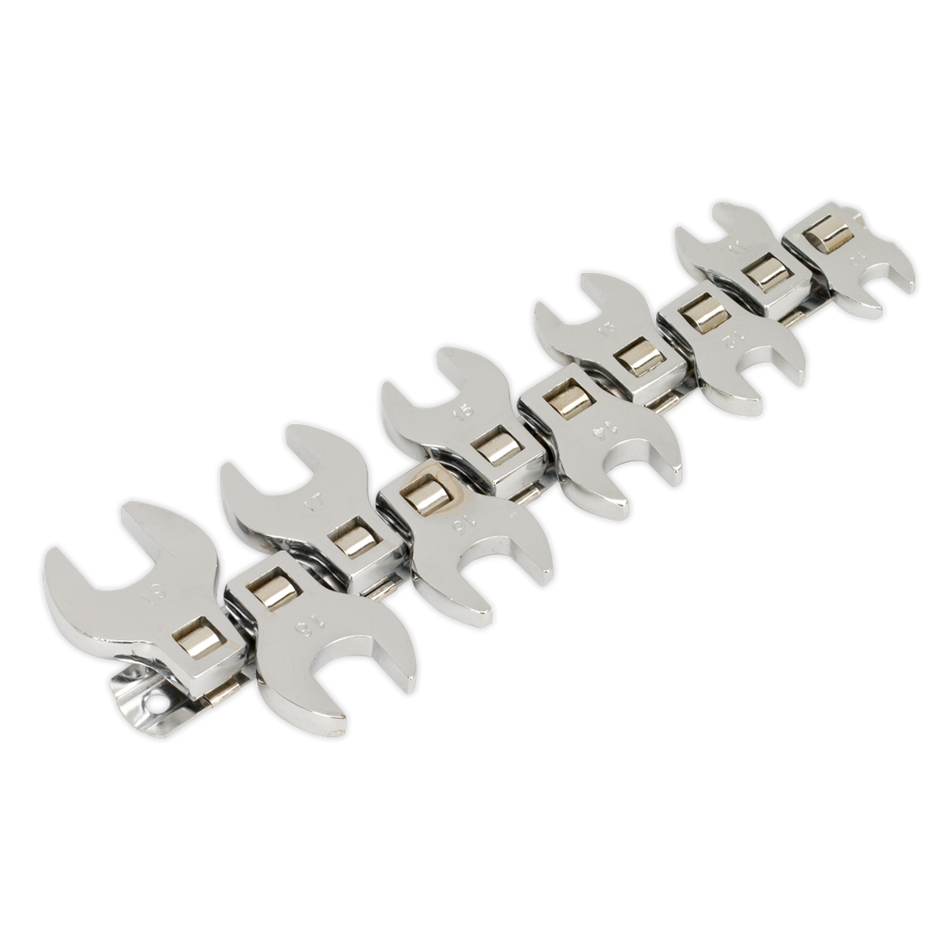 S0866 Siegen Crow's Foot Open-End Spanner Set 3/8"Sq Drive 10pc