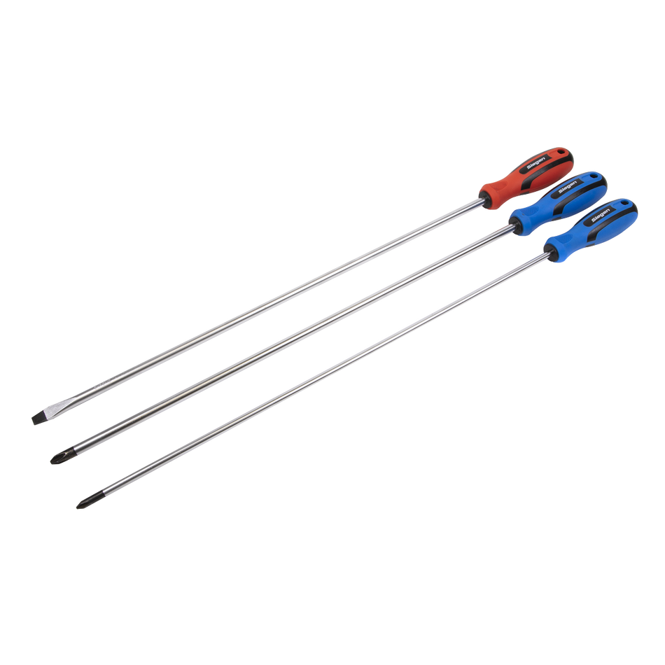 S0895 Siegen Extra-Long Screwdriver Set 3pc
