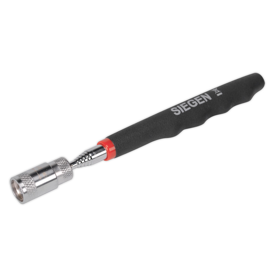 S0903 Siegen Heavy-Duty Magnetic Pick-Up Tool with LED 3.6kg Capacity