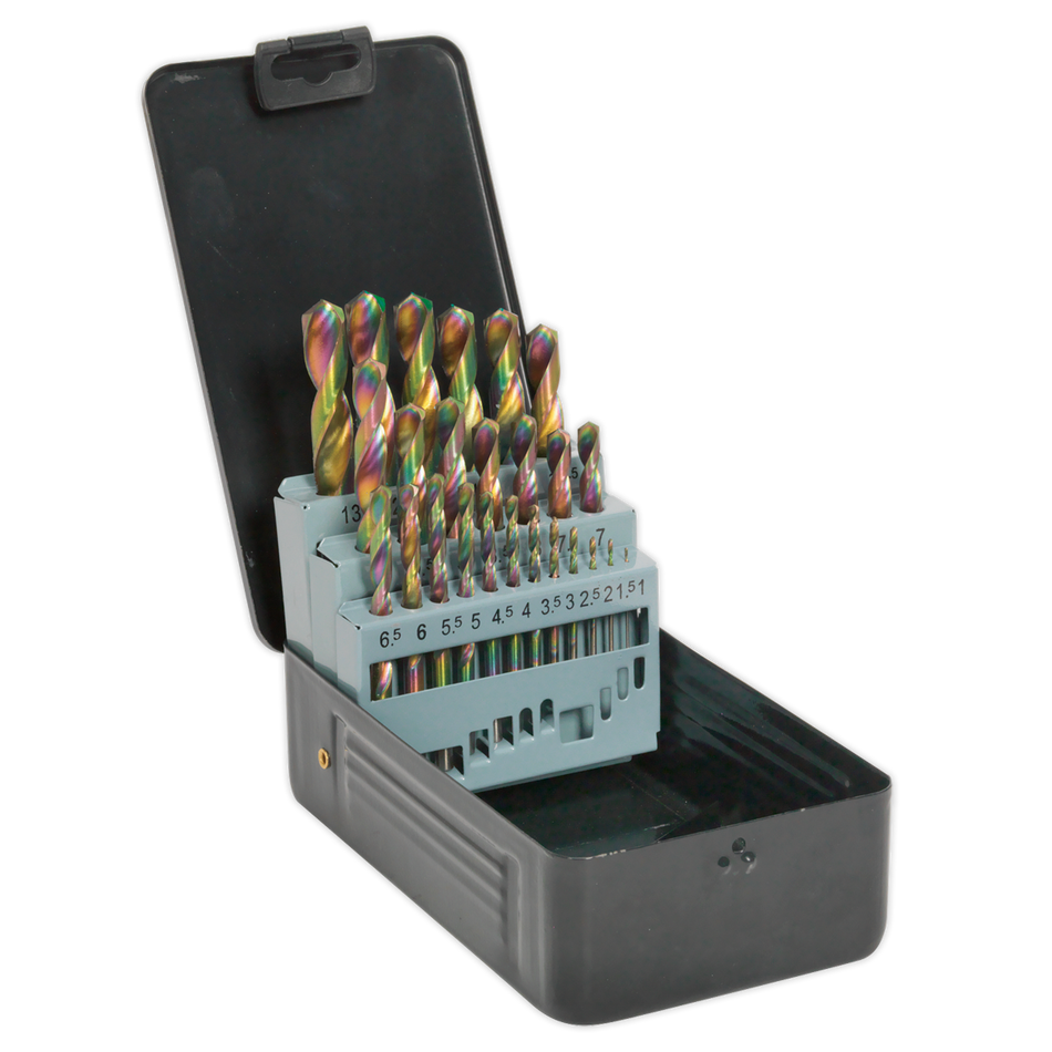 S0938 HSS Edge Ground Drill Bit Set 25pc - DIN 338