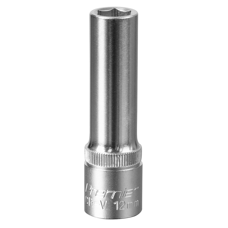 S1212D Premier Deep Socket 1/2"Sq Drive 12mm