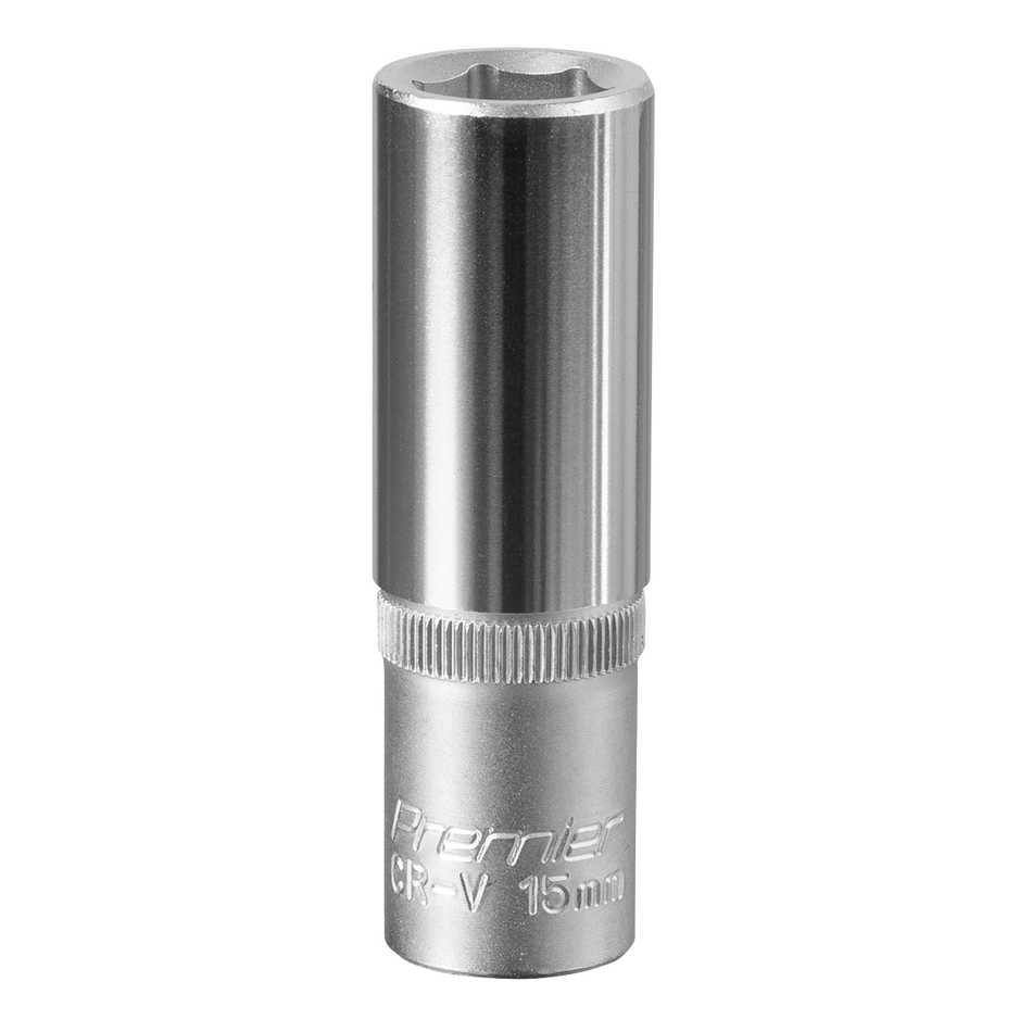 S1215D Premier Deep Socket 1/2"Sq Drive 15mm