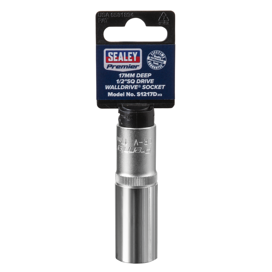 S1217D Premier Deep Socket 1/2"Sq Drive 17mm