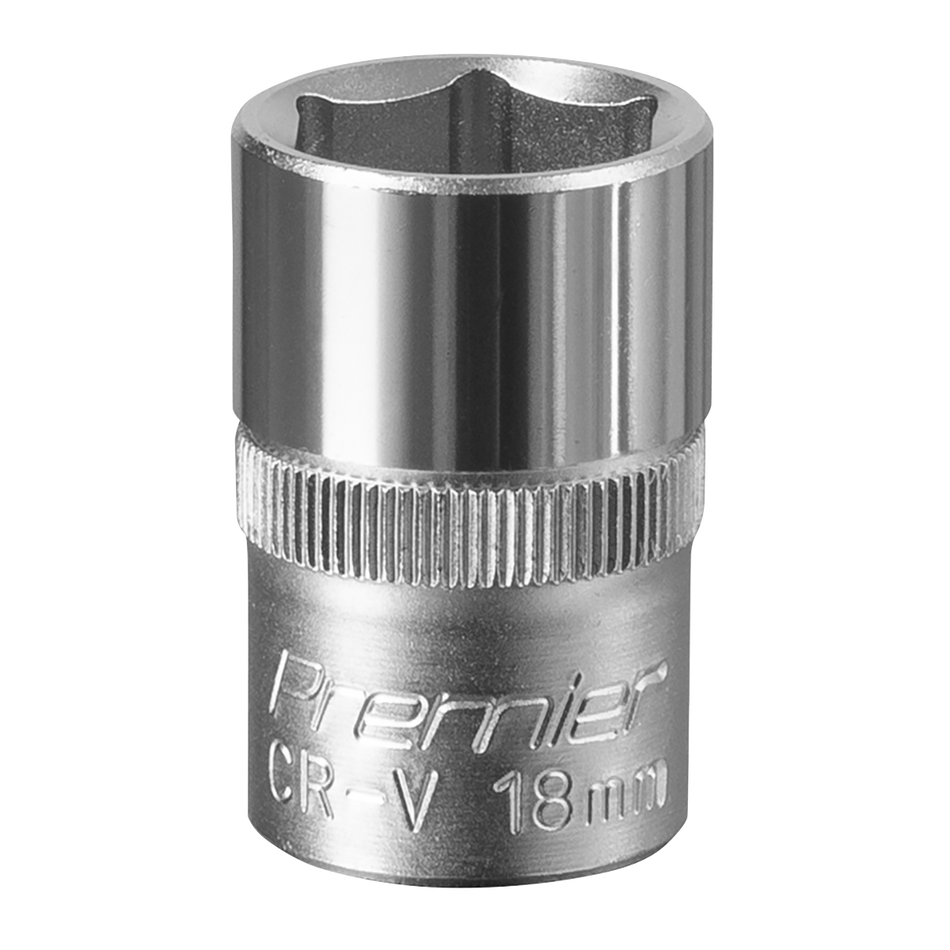 S1218 Premier Socket 1/2"Sq Drive 18mm