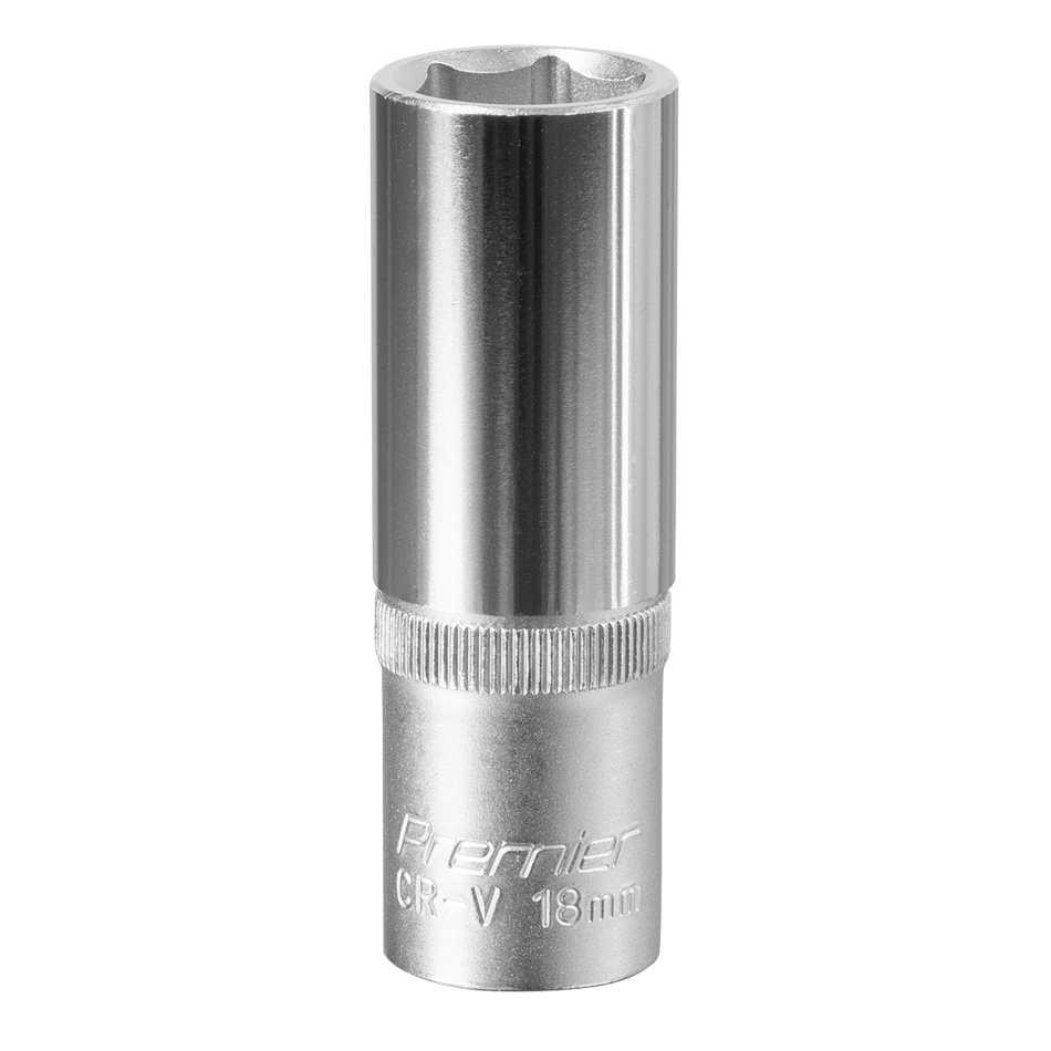 S1218D Premier Deep Socket 1/2"Sq Drive 18mm