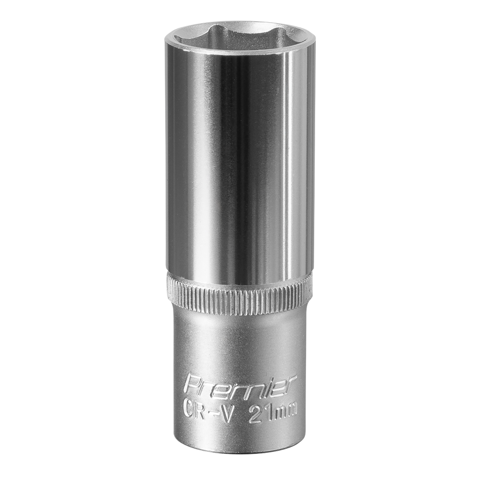 S1221D Premier Deep Socket 1/2"Sq Drive 21mm