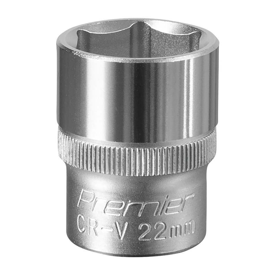 S1222 Premier Socket 1/2"Sq Drive 22mm