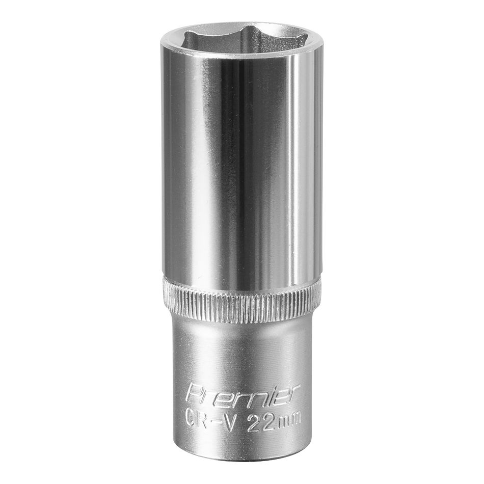 S1222D Premier Deep Socket 1/2"Sq Drive 22mm