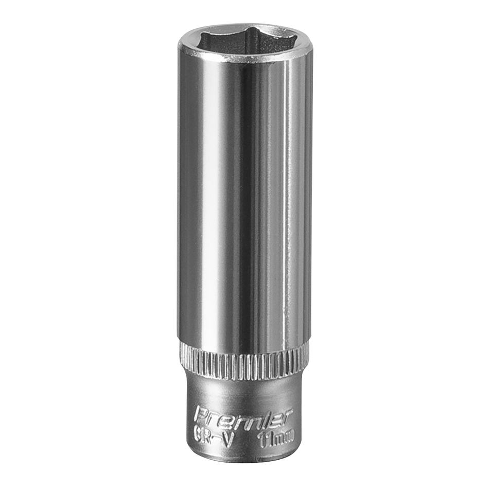 S1411D Premier Deep Socket 1/4"Sq Drive 11mm