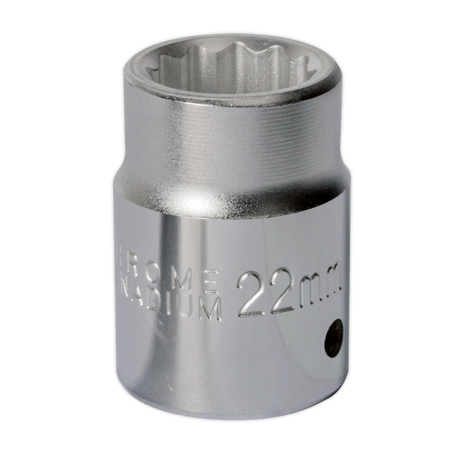 S34/22 Premier Socket 3/4"Sq Drive 22mm