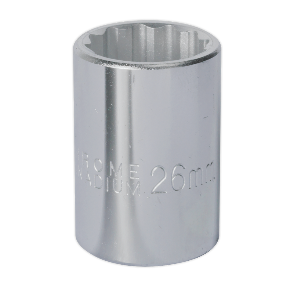 S34/26 Premier Socket 3/4"Sq Drive 26mm