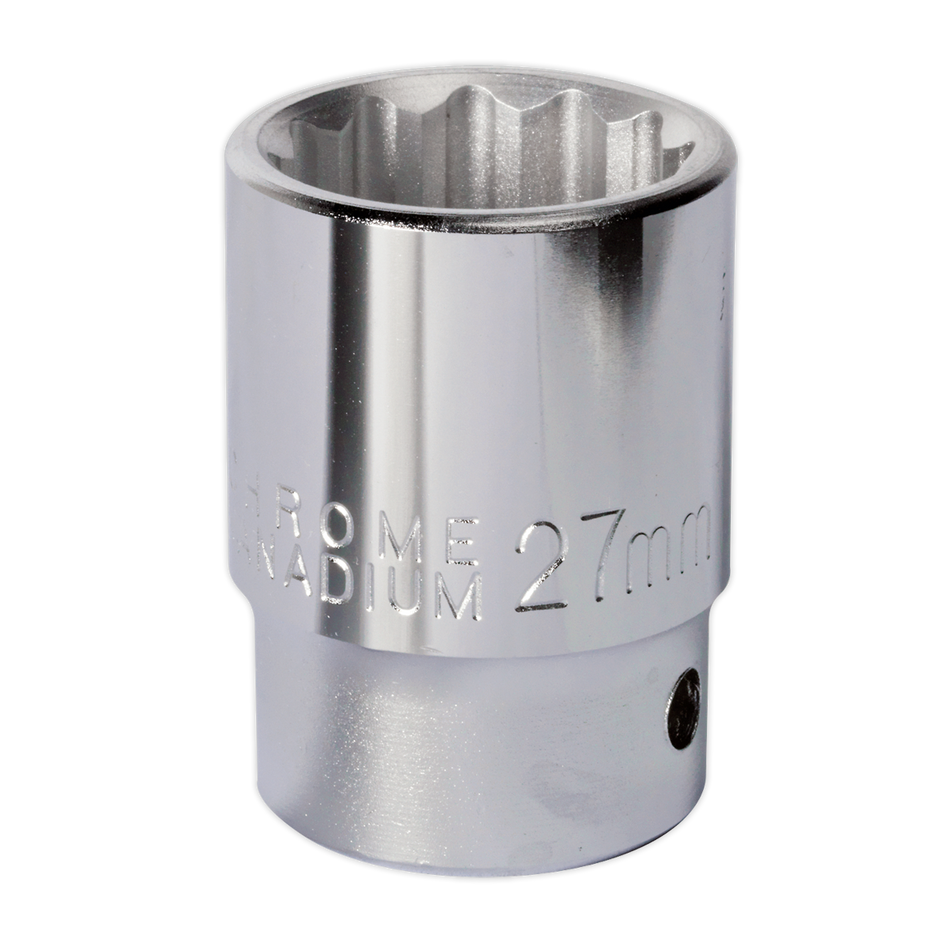 S34/27 Premier Socket 3/4"Sq Drive 27mm