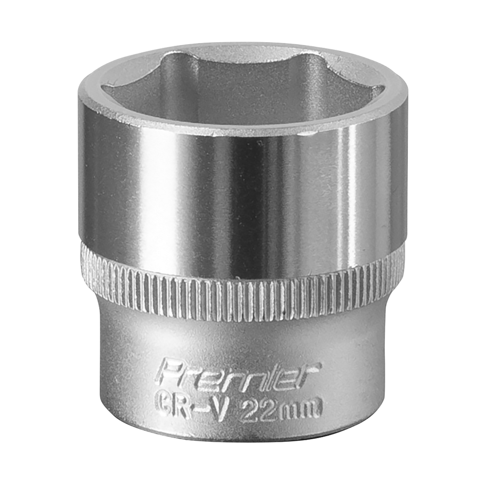 S3822 Premier Socket 3/8"Sq Drive 22mm