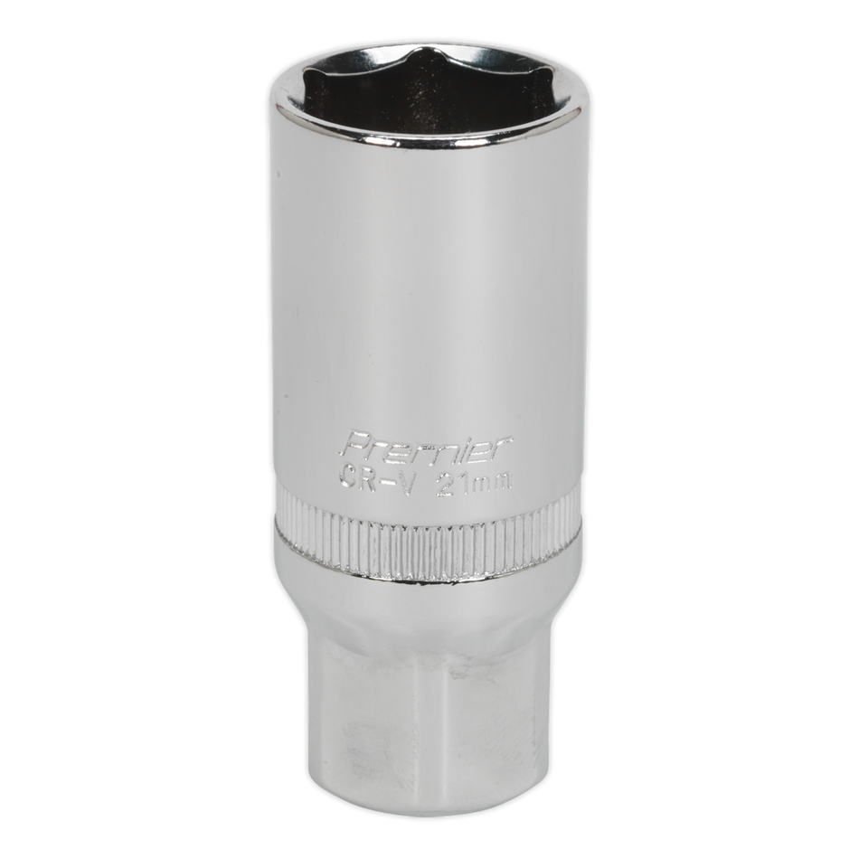 S38SP14 Premier Spark Plug Socket 3/8"Sq Drive 21mm